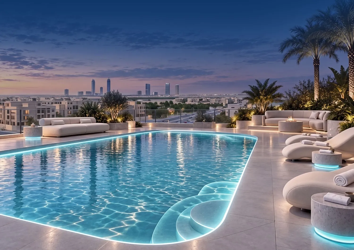 Swimming Pool & Pool Deck