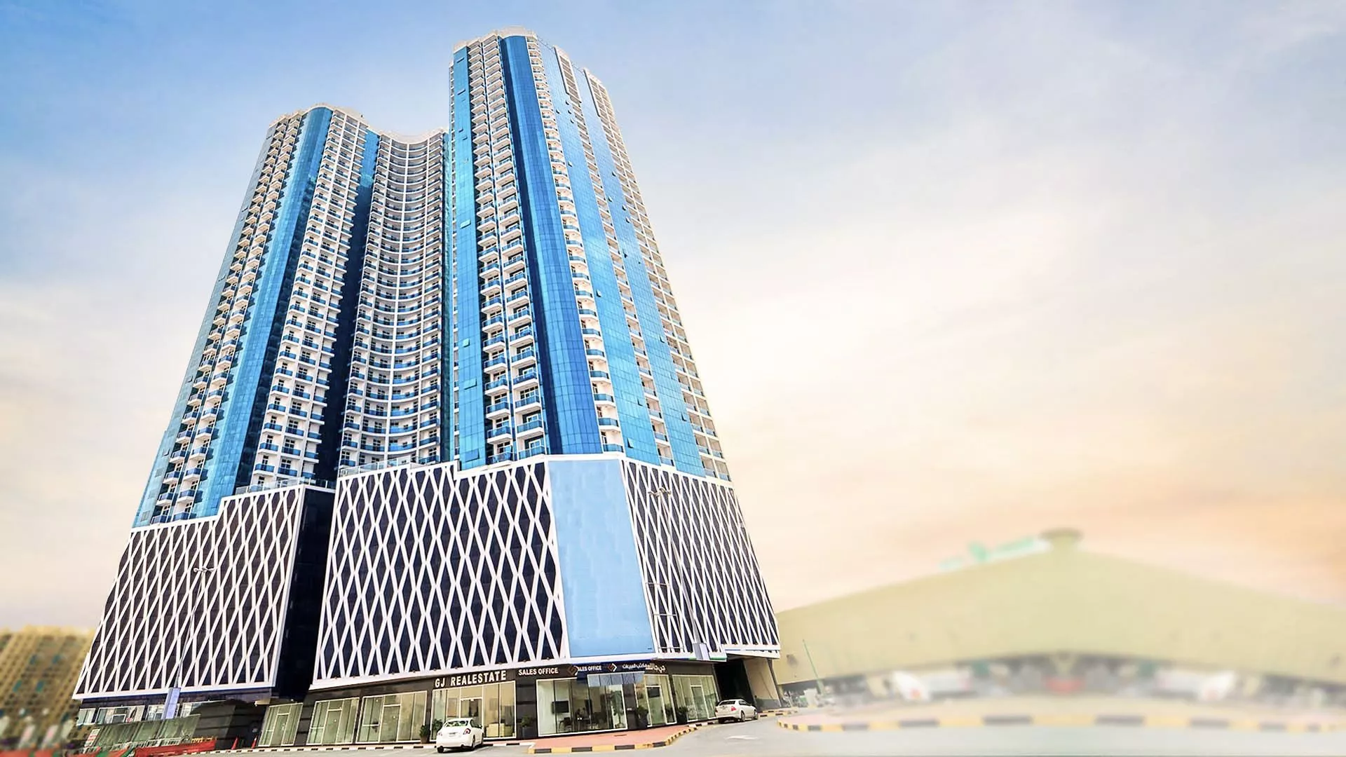 Oasis Towers 1 and 2 in Ajman — R A D A Real Estate