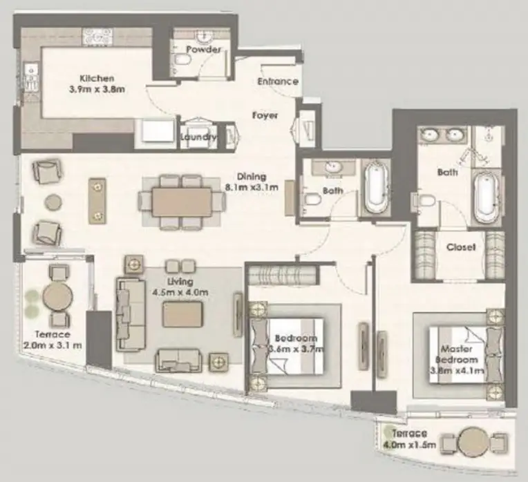 Typical unit