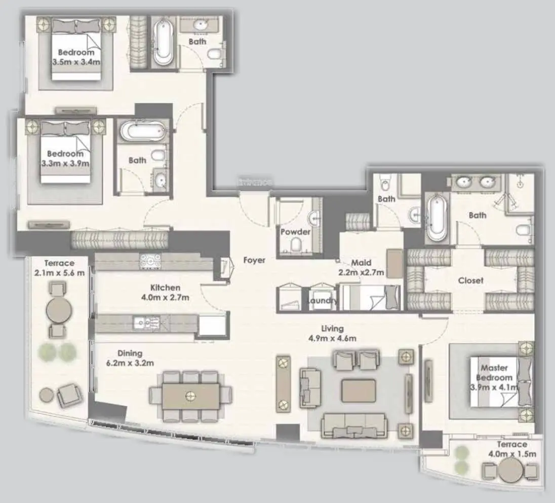 Typical unit