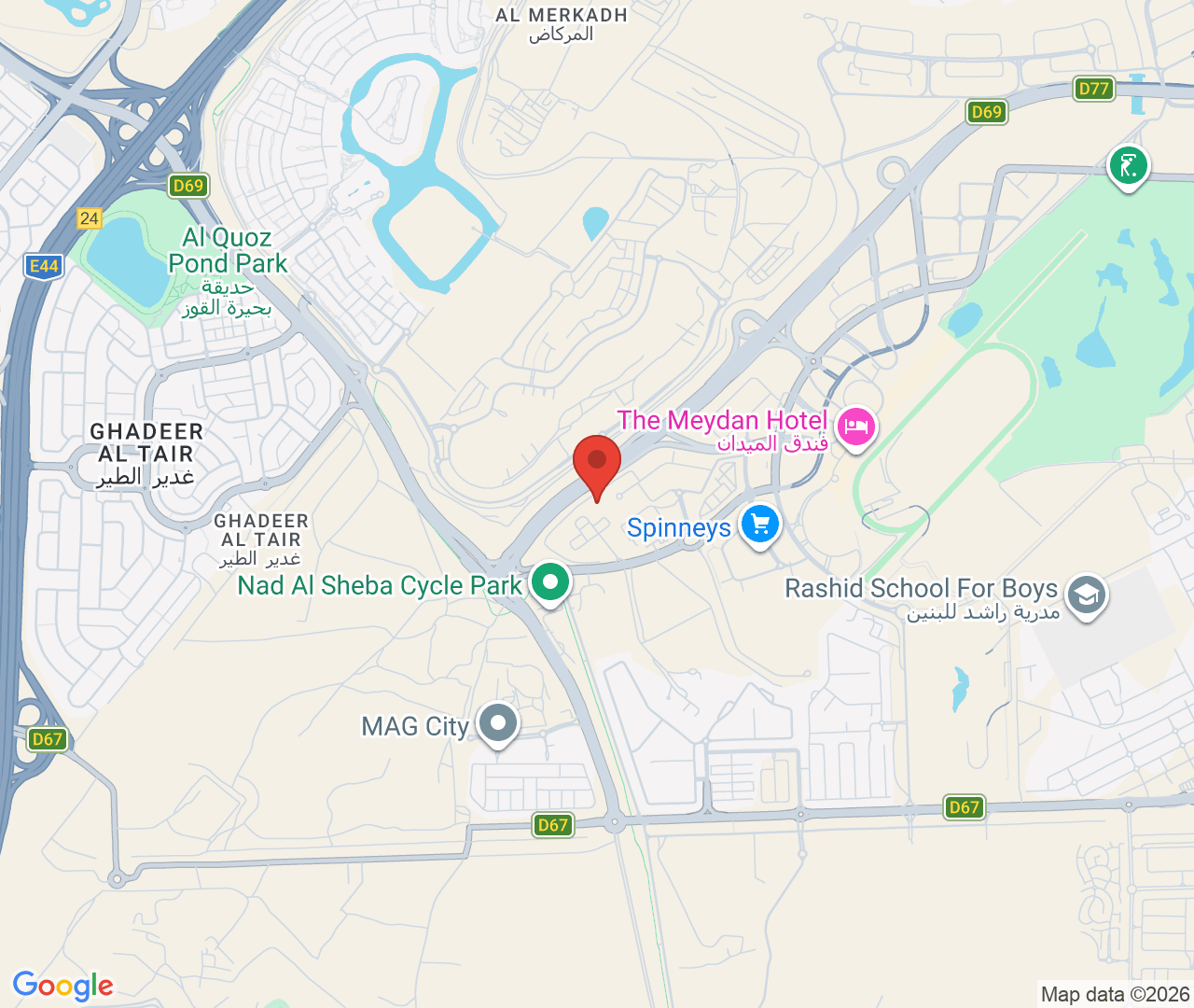 Rabdan Avenue map
