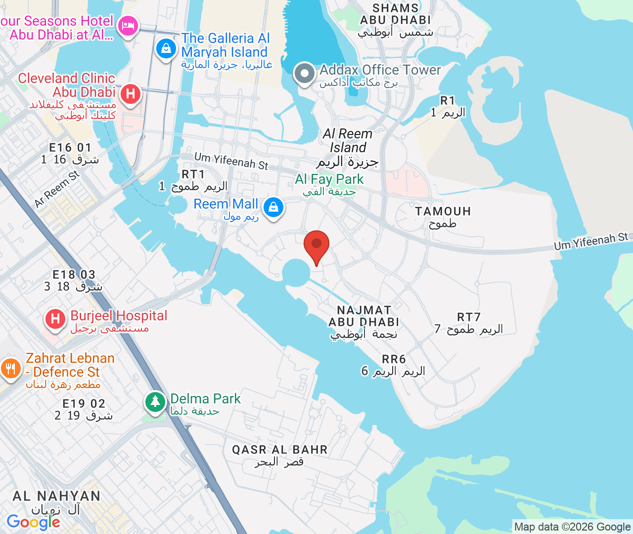 Marina Bay map