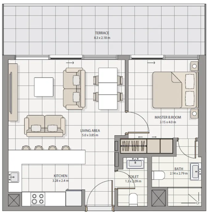 Typical unit