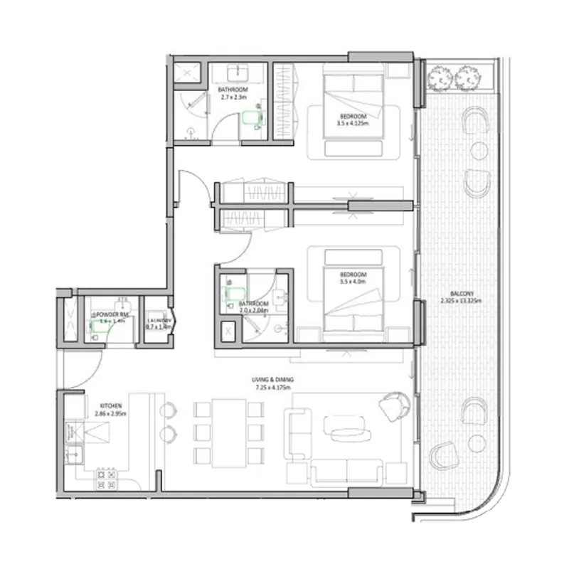 Typical unit