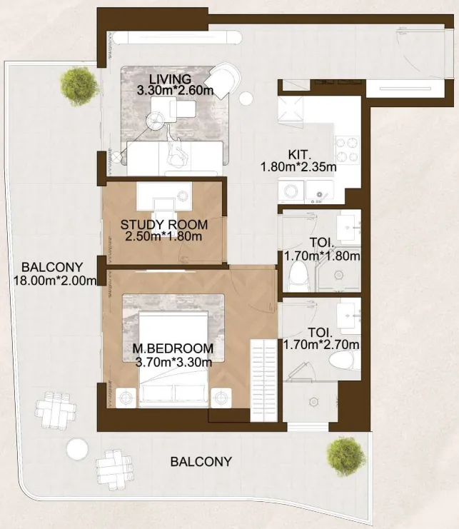Typical unit