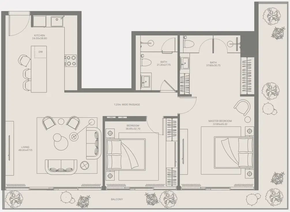 Typical unit