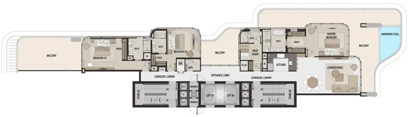Typical unit