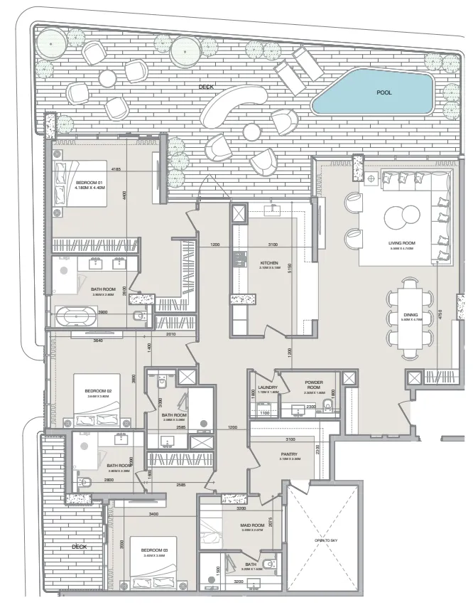 Typical unit