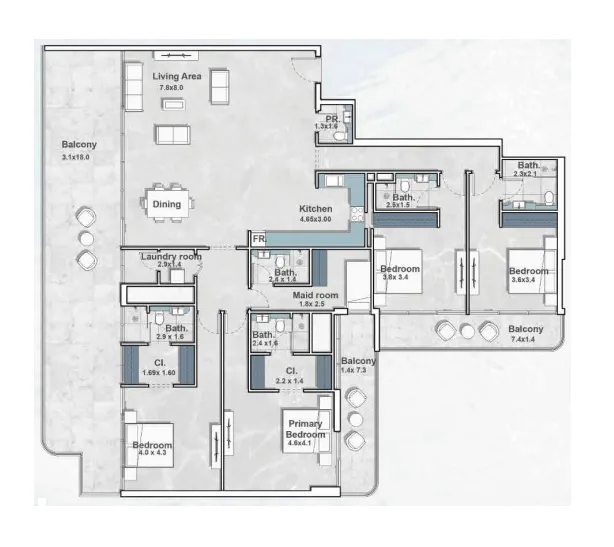 Typical unit
