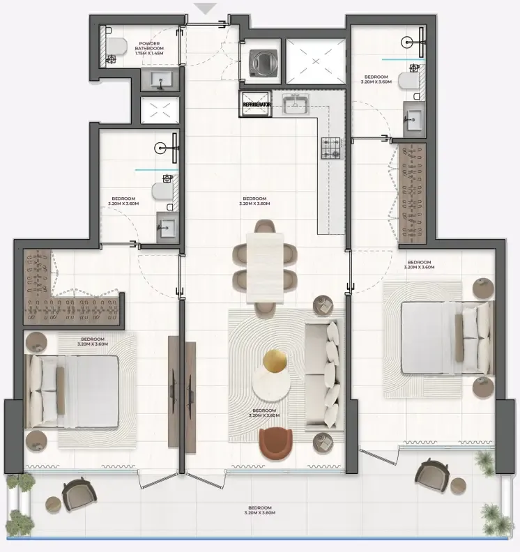 Typical unit