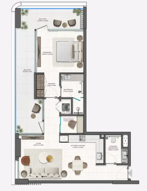 Typical unit