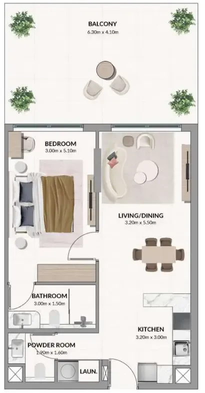 Typical unit