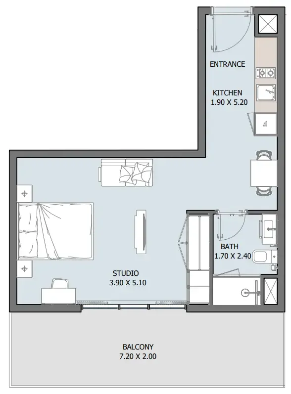 Typical unit