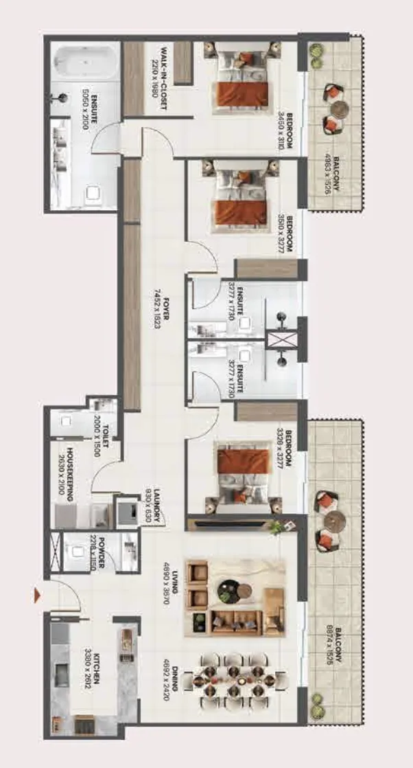 Typical unit