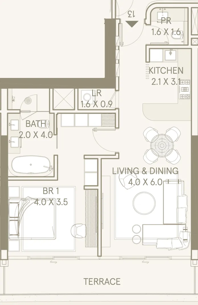 Typical unit