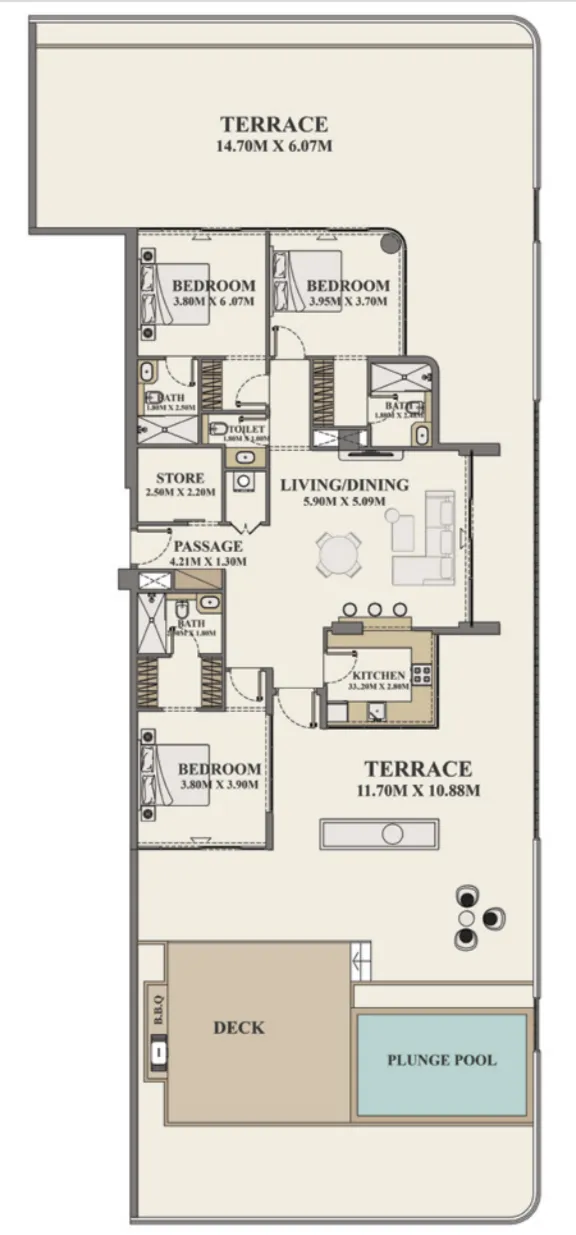Typical unit