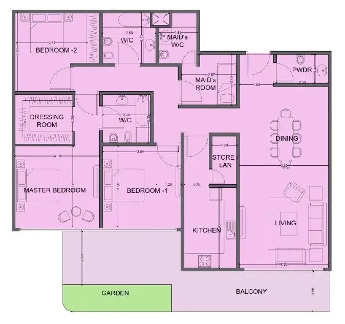 Typical unit