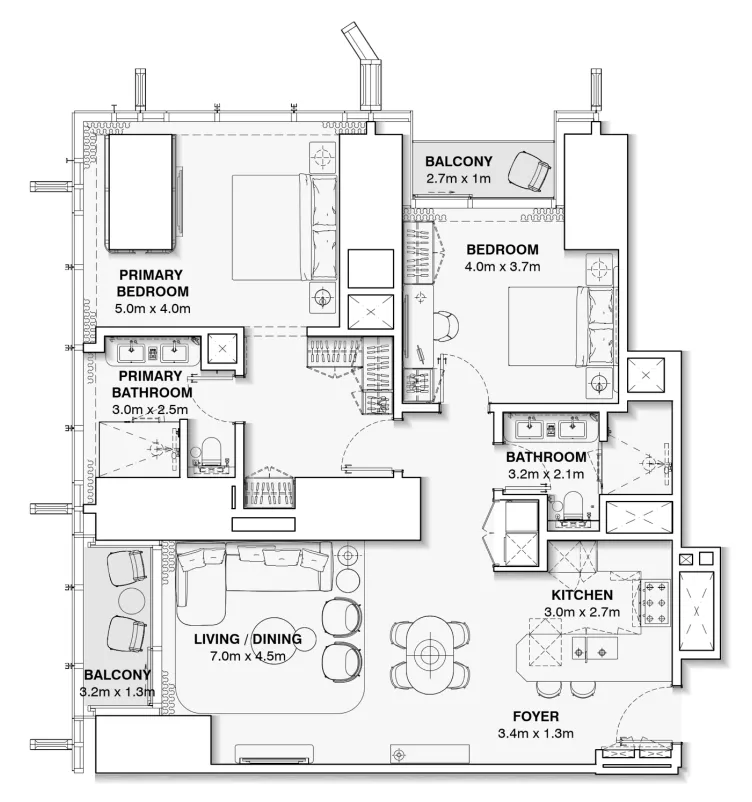 Typical unit
