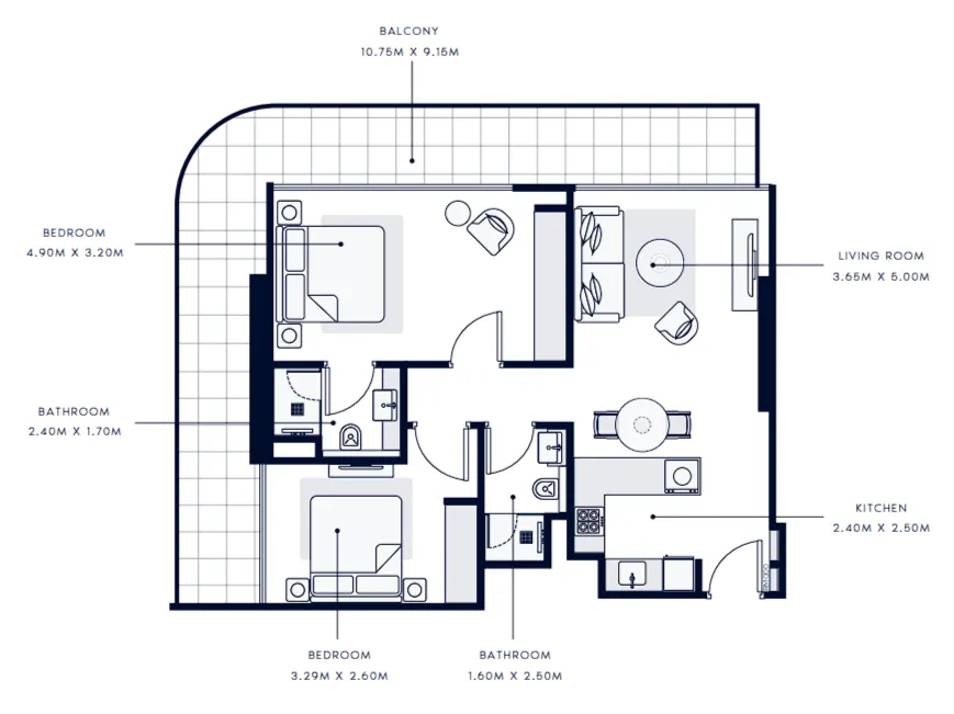 Typical unit
