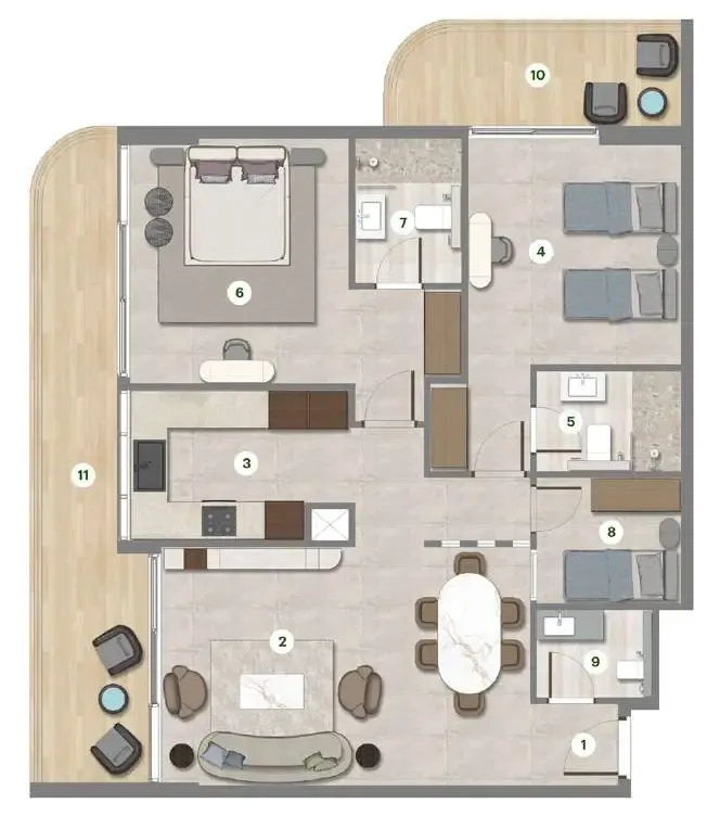 Typical unit