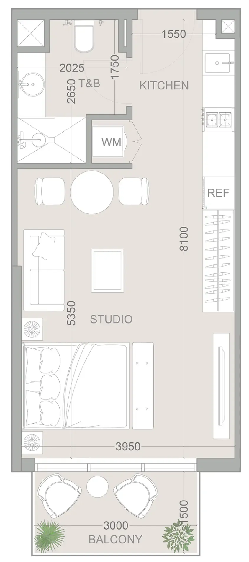 Typical unit