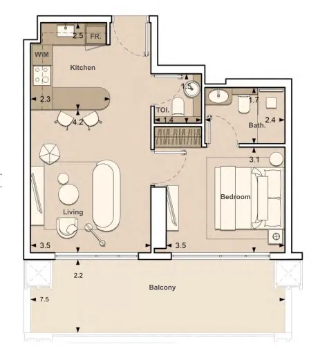 Typical unit