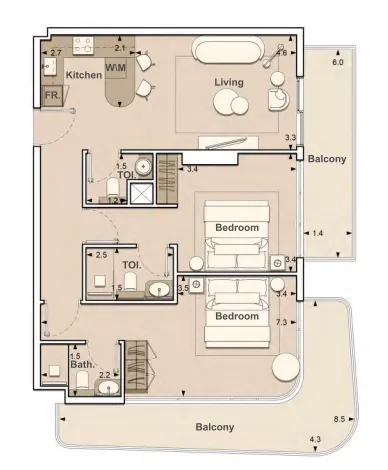 Typical unit