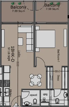 Typical unit