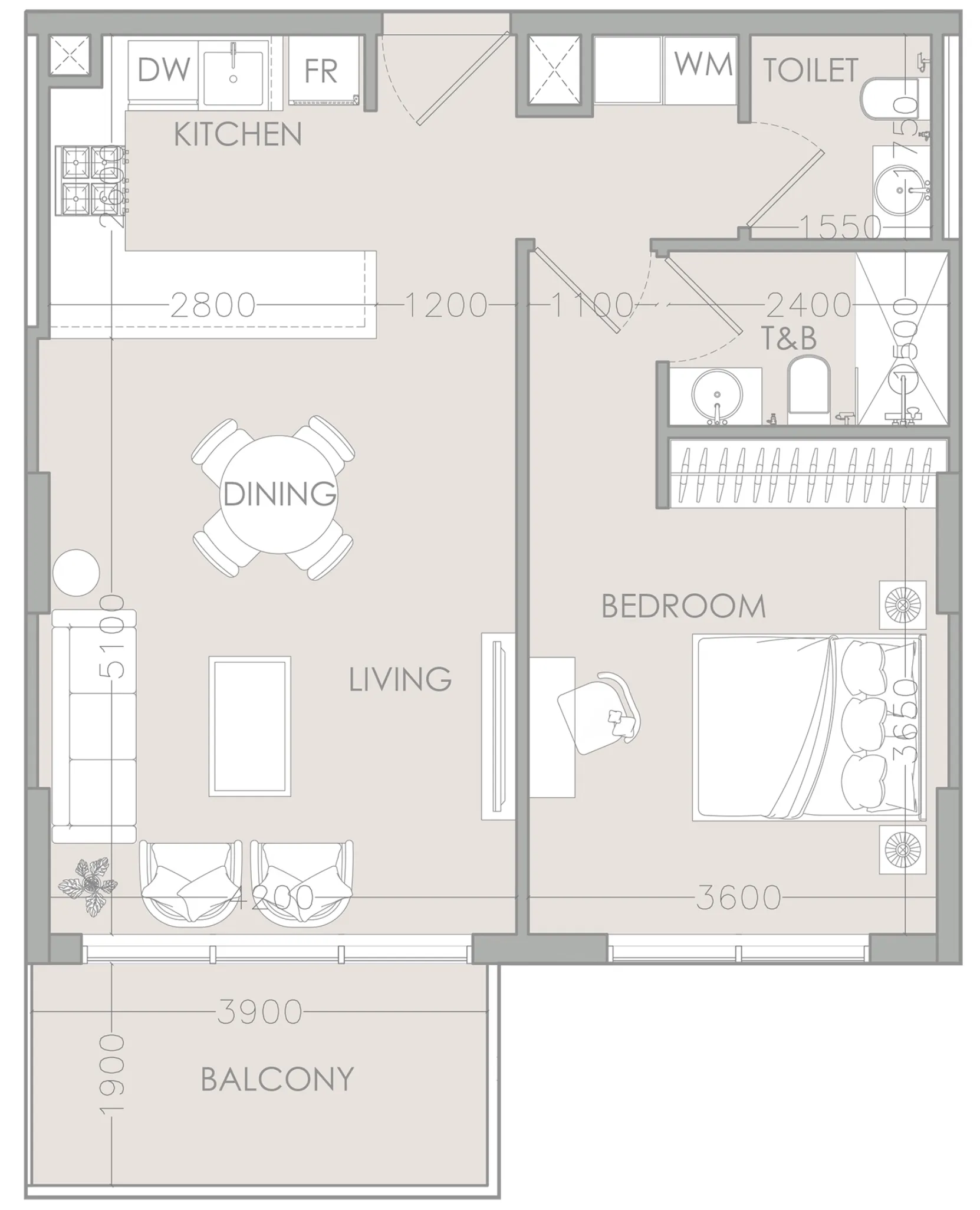 Typical unit