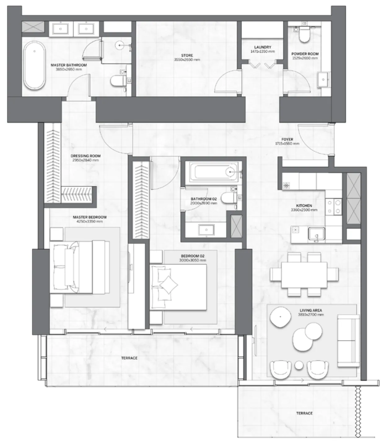 Typical unit
