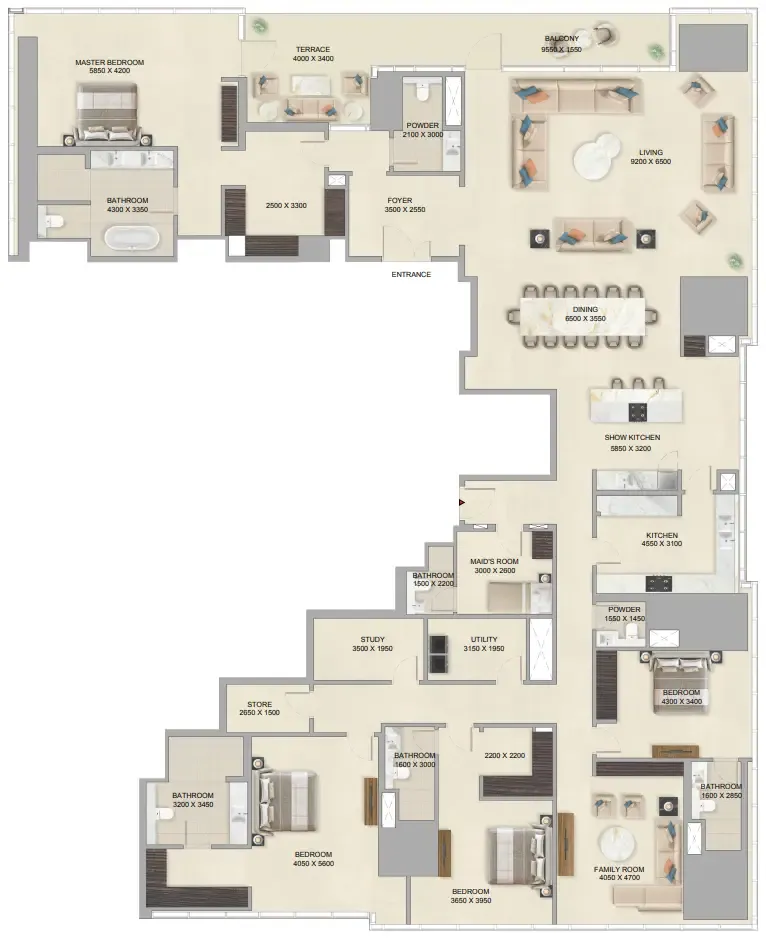 Typical unit
