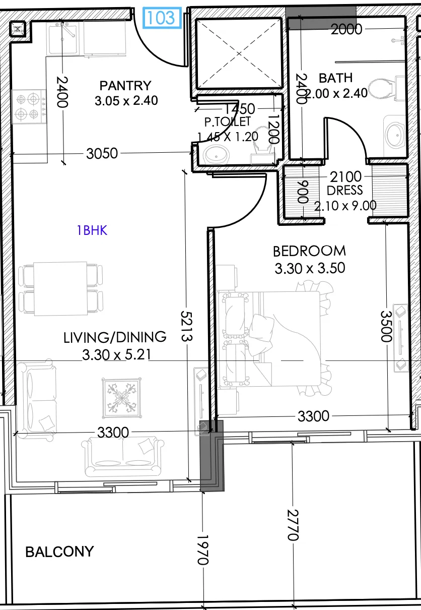 Typical unit