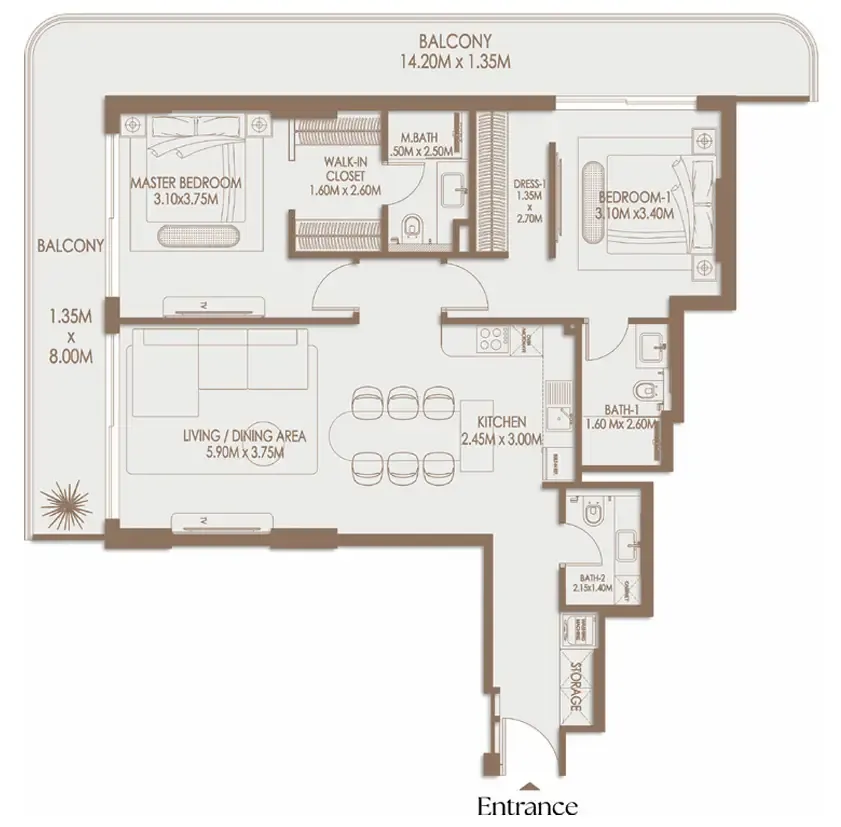 Typical unit