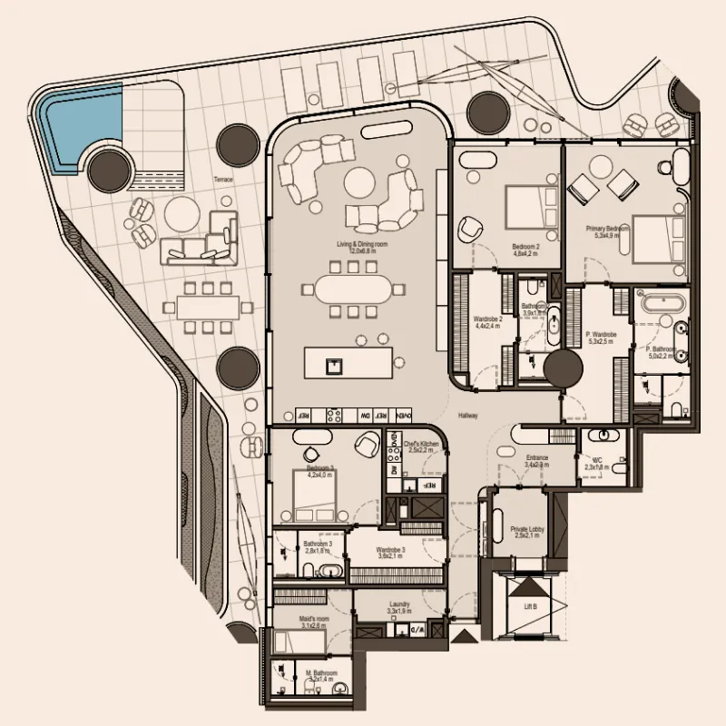 Typical unit