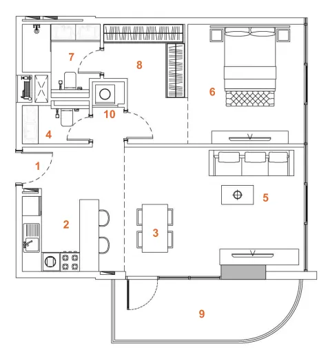 Typical unit