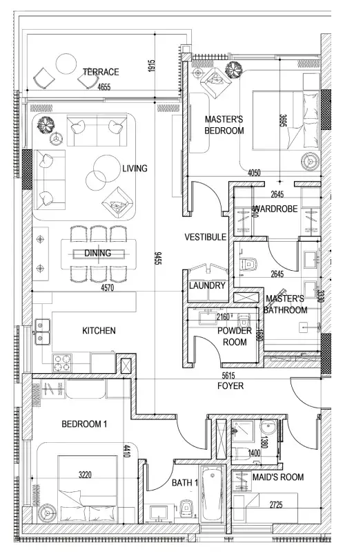 Typical unit