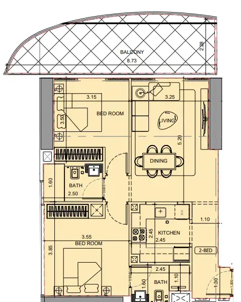 Typical unit