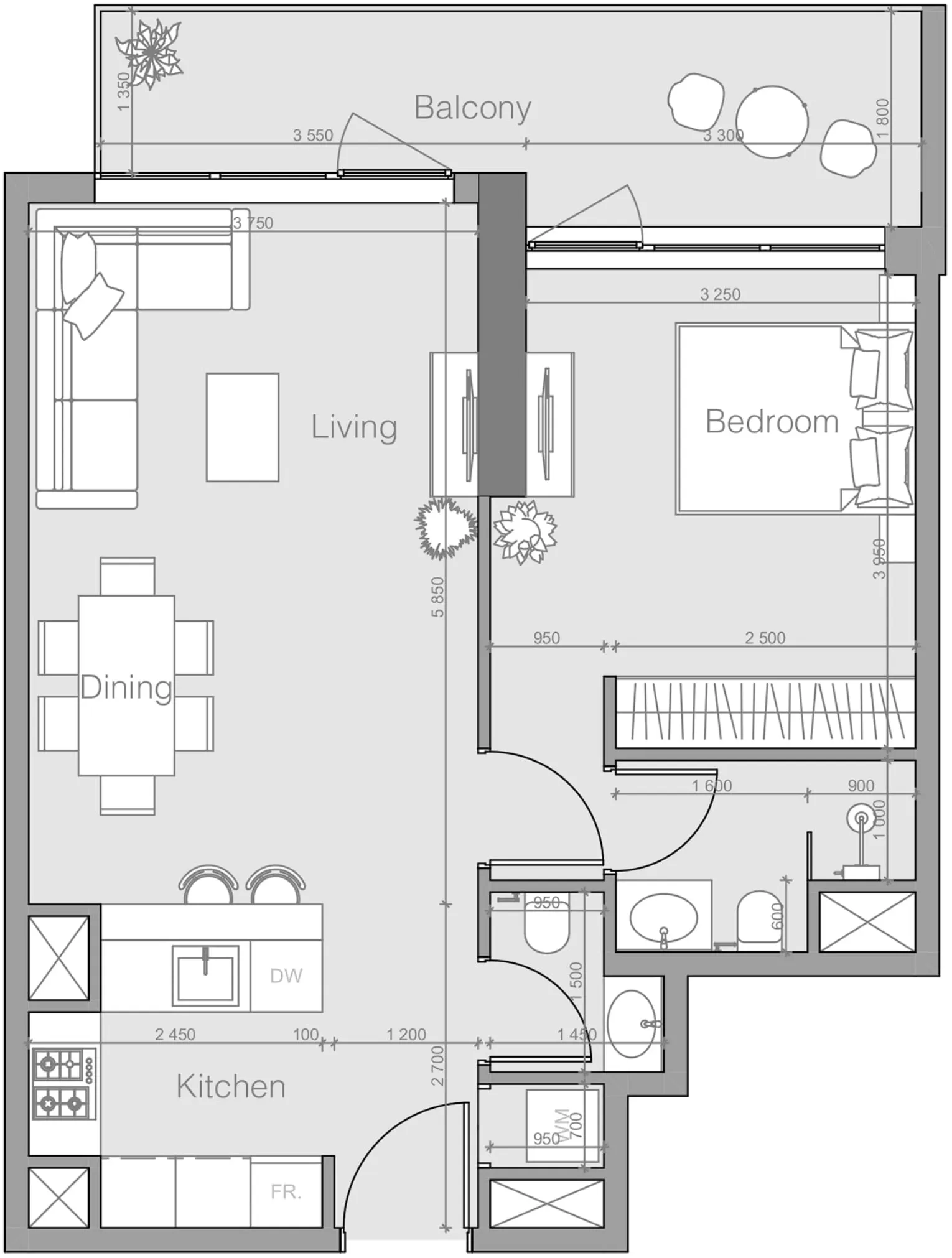 Typical unit