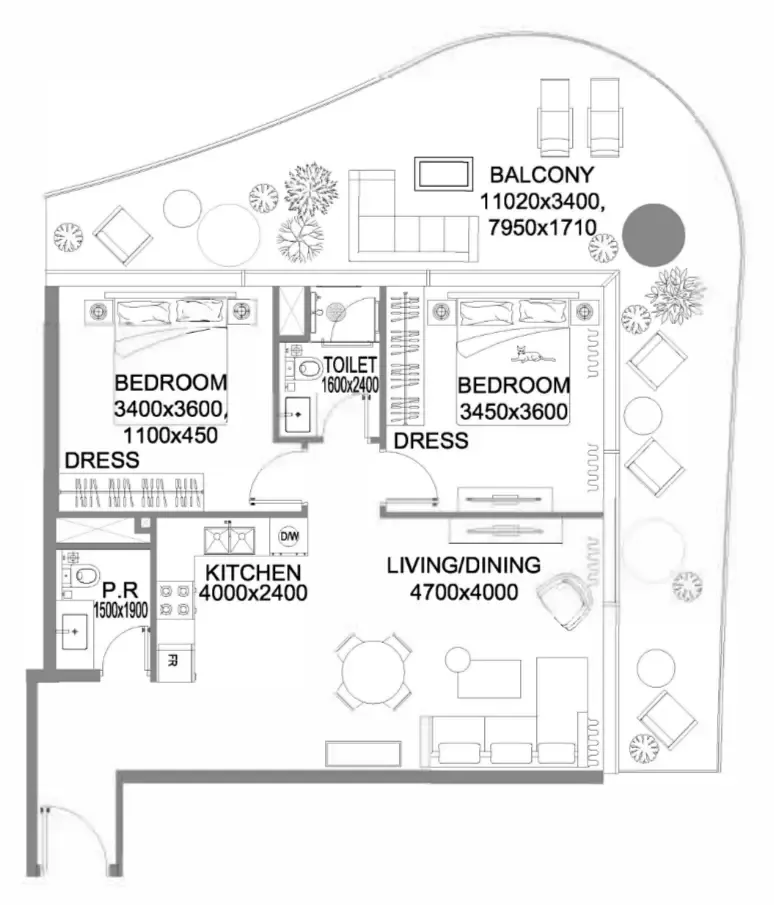 Typical unit