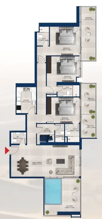 Typical unit