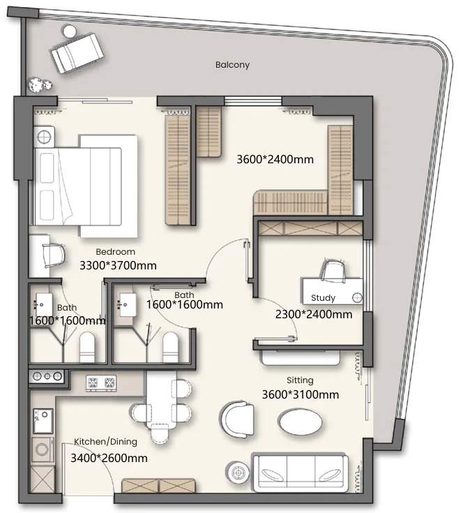 Typical unit