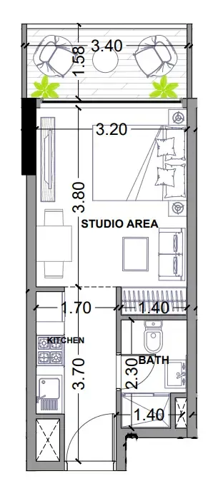 Typical unit