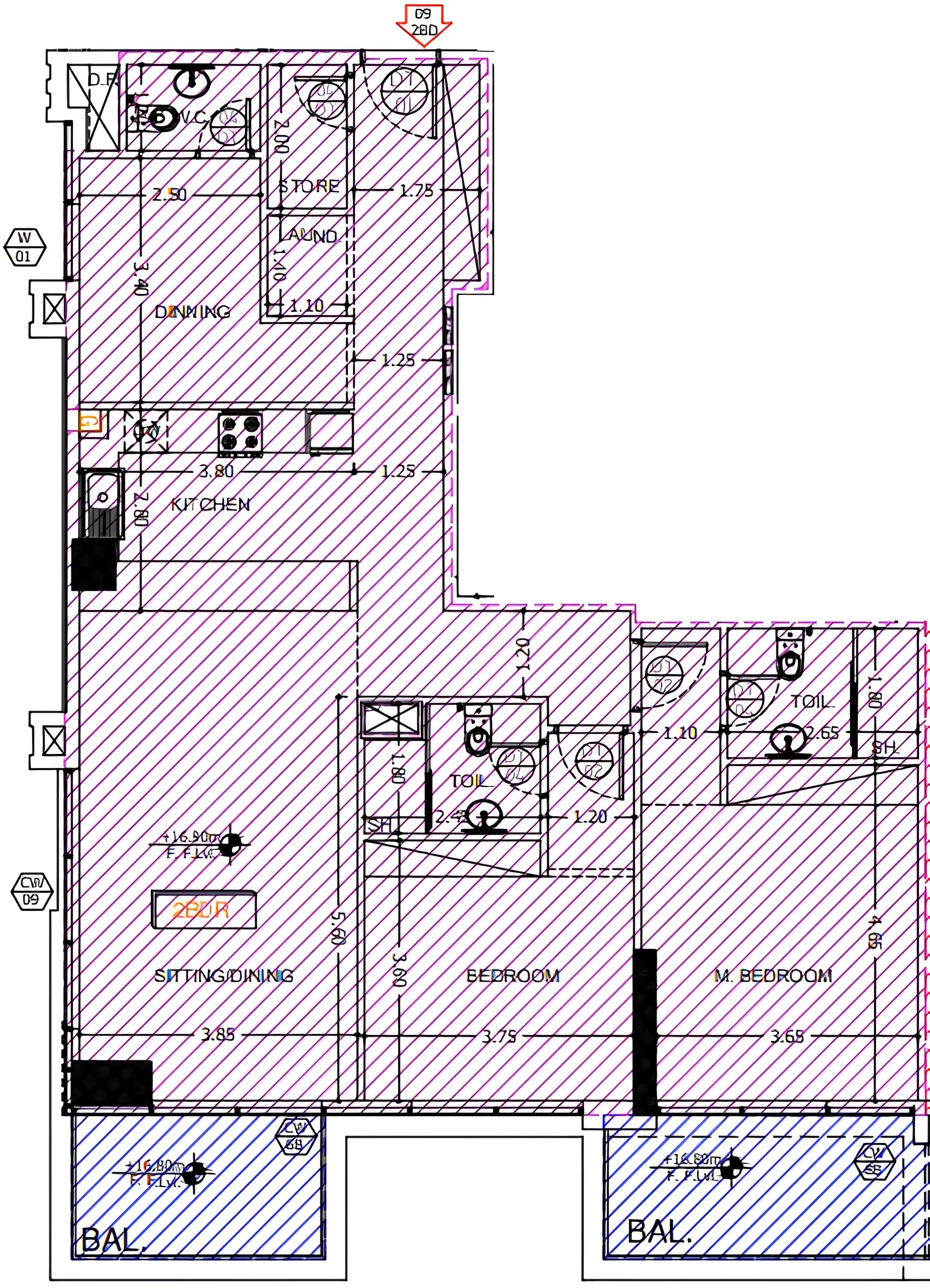 Typical unit
