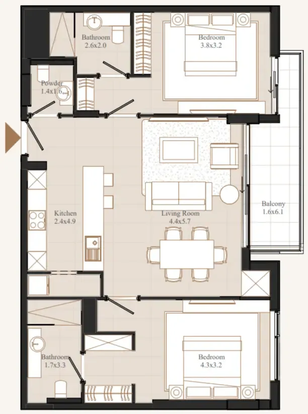 Typical unit