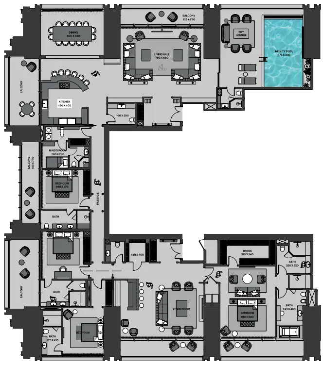 Typical unit