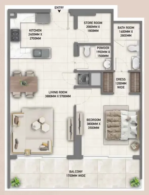 Typical unit