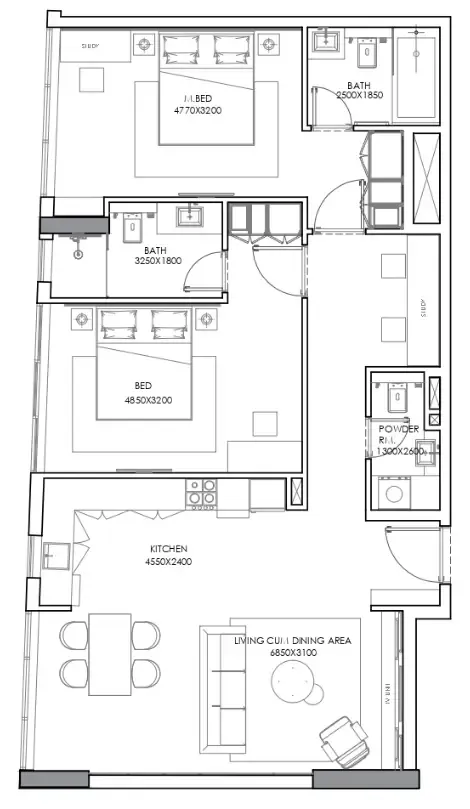 Typical unit