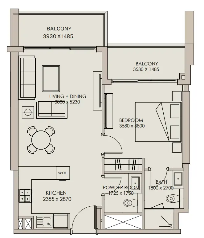 Typical unit