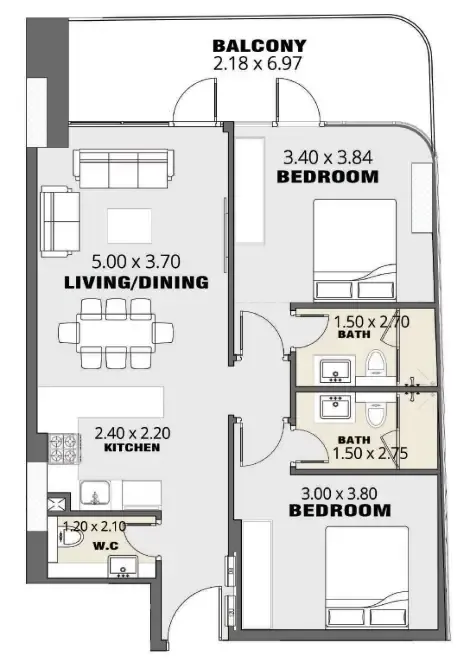 Typical unit