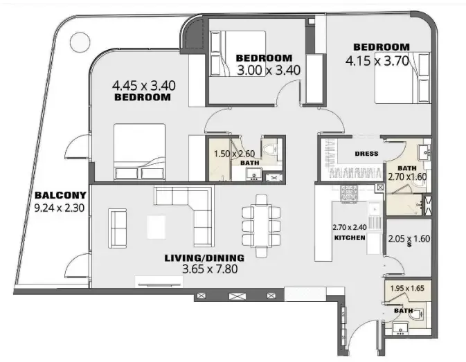 Typical unit